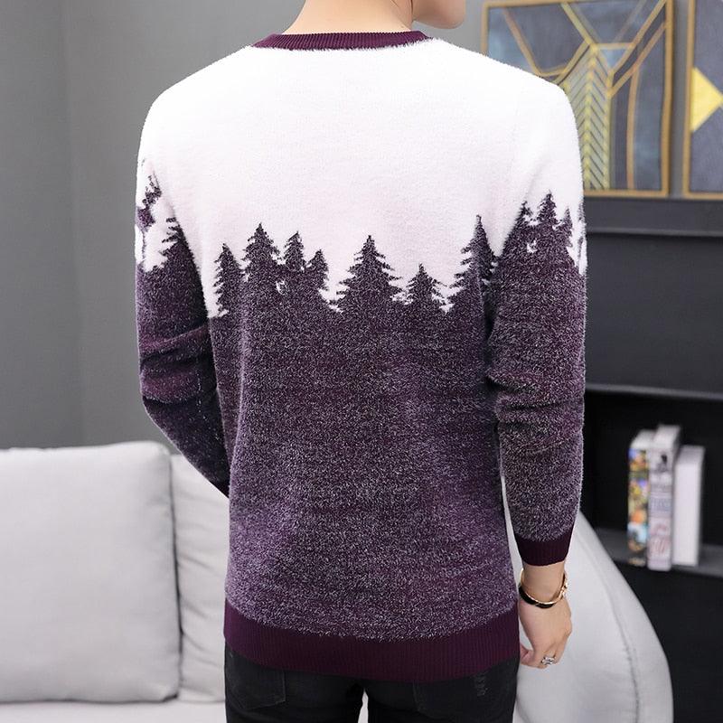New Spring & Autumn Men's Sweaters - Slim Tops Men's Sweaters (D100)(TM6)(CC3)
