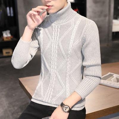 Hot Sale Autumn Sweater - High Neck Slim Sweater (TM6)(CC3)(F100)