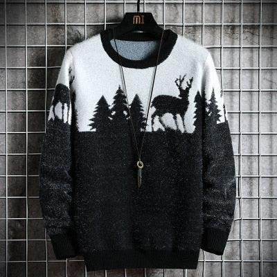 Trending Sweater - Hot Style Christmas Theme Men's Loose Sweater (TM6)(CC3)