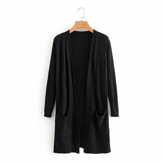 Trending Women's Long Cardigans - Solid Color Cardigan Coat (TP4)(TB8C)(BCD2)(F20)(F35)