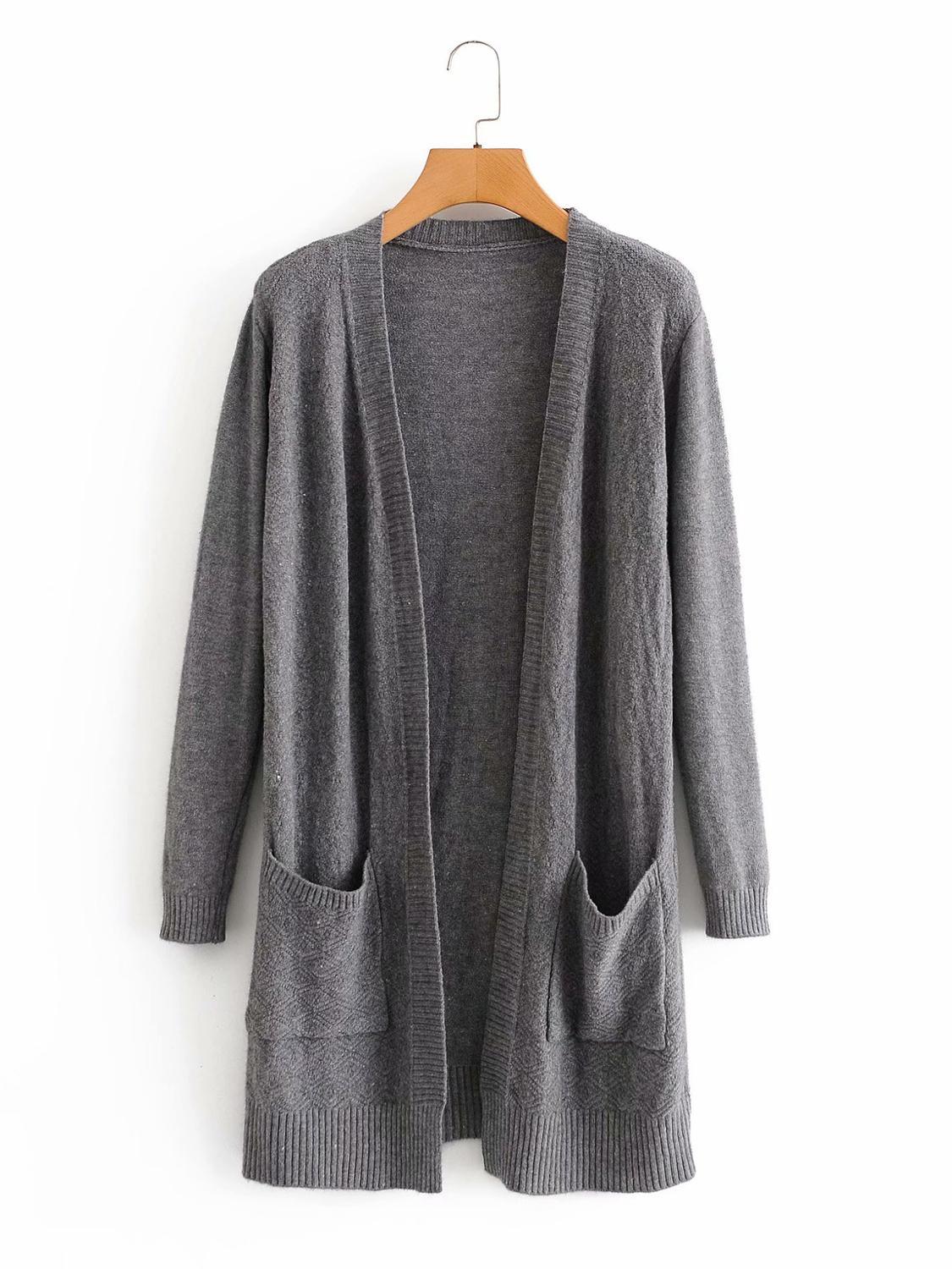 Trending Women's Long Cardigans - Solid Color Cardigan Coat (TP4)(TB8C)(BCD2)(F20)(F35)