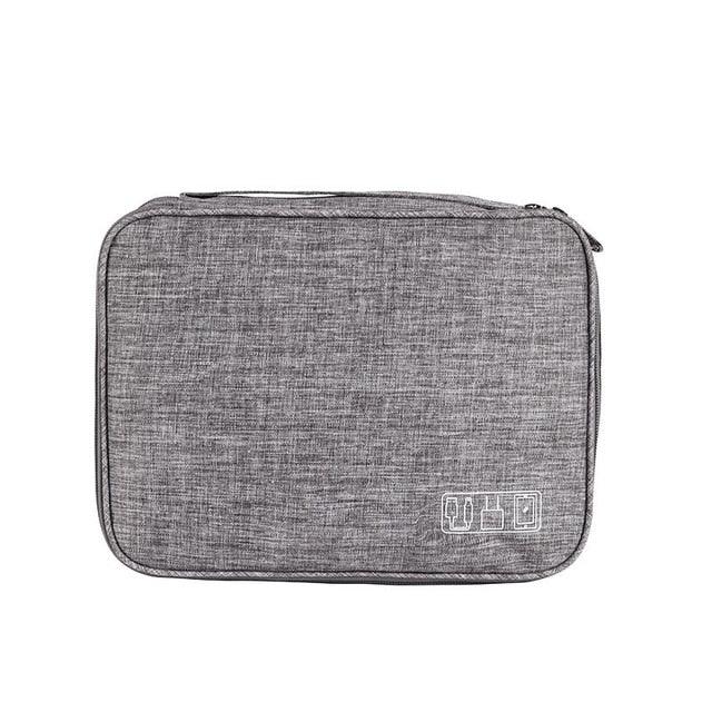 Travel Bag - Digital Organizers Wires USB Cables Storage Bag - Electronic Charger Power Battery Box (1LT1)(F104)