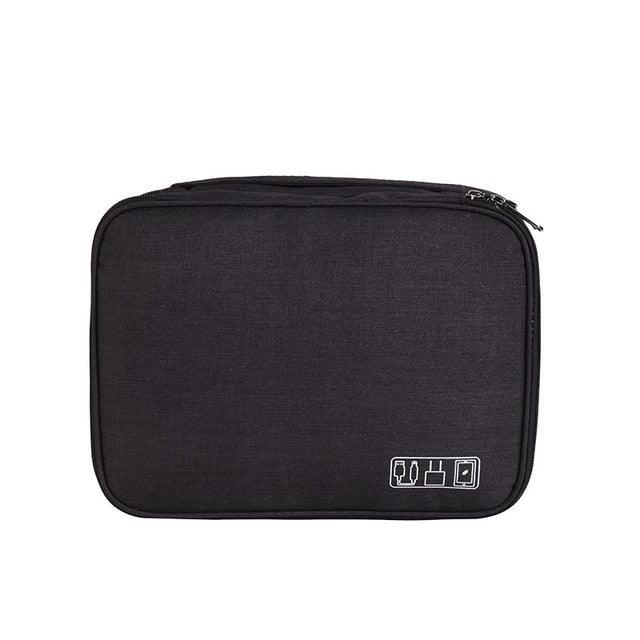 Travel Bag - Digital Organizers Wires USB Cables Storage Bag - Electronic Charger Power Battery Box (1LT1)(F104)
