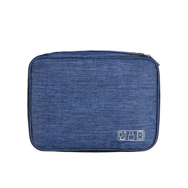 Travel Bag - Digital Organizers Wires USB Cables Storage Bag - Electronic Charger Power Battery Box (1LT1)(F104)