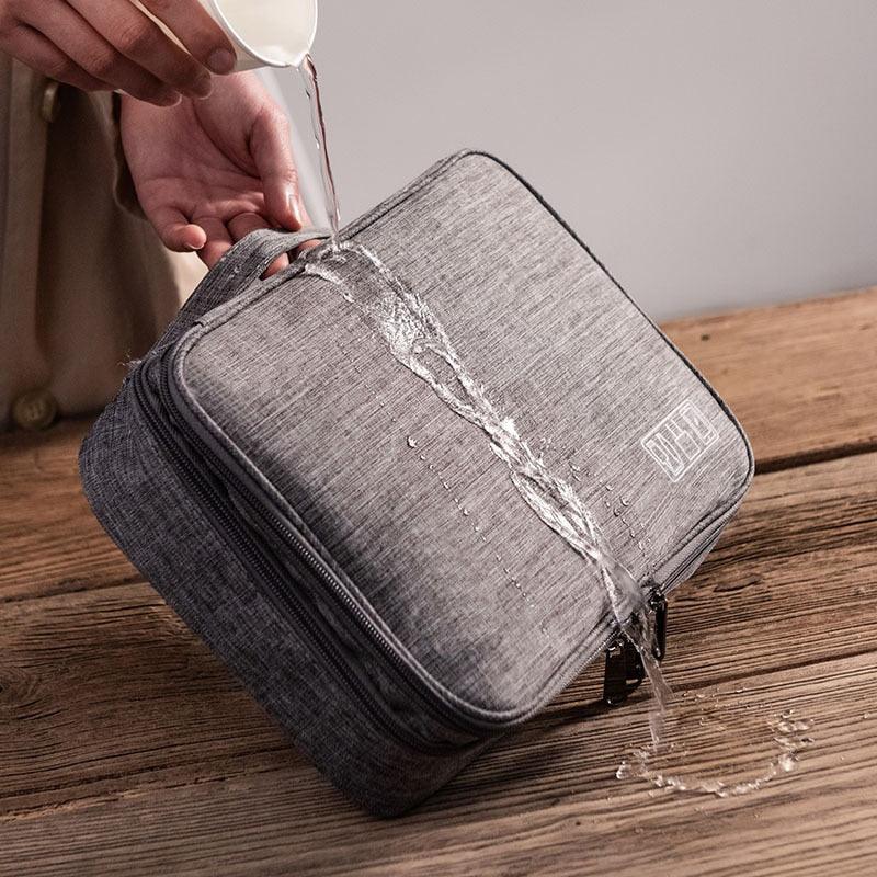 Travel Bag - Digital Organizers Wires USB Cables Storage Bag - Electronic Charger Power Battery Box (1LT1)(F104)