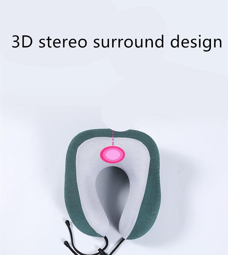 Travel Pillow Neck Support Cervical Pillow Memory Foam Orthopedic Cushion (6LT1)(F105)