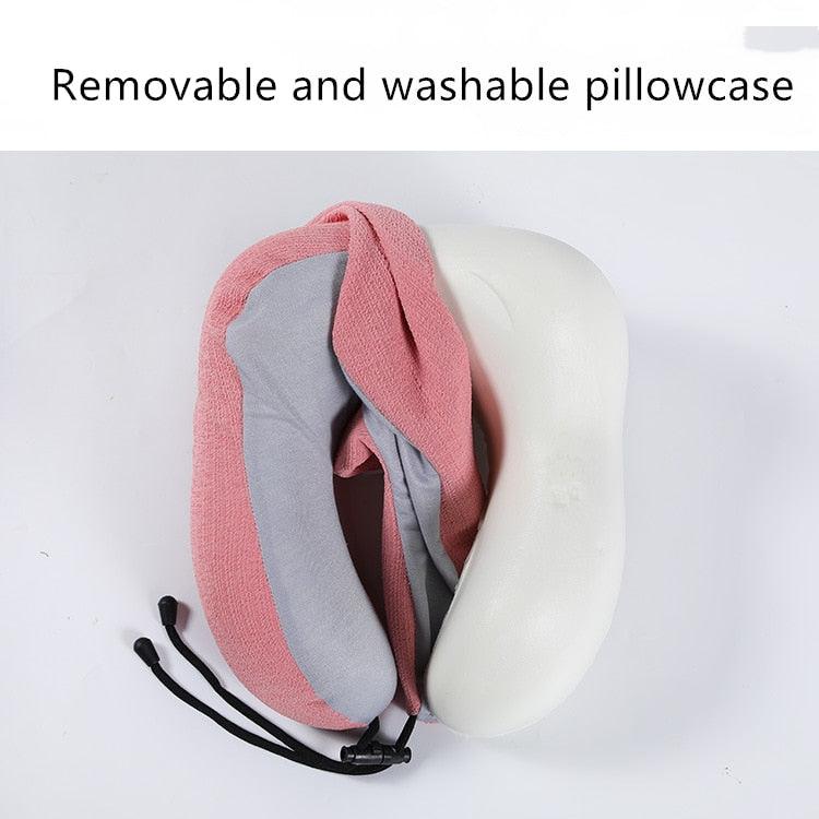 Travel Pillow Neck Support Cervical Pillow Memory Foam Orthopedic Cushion (6LT1)(F105)