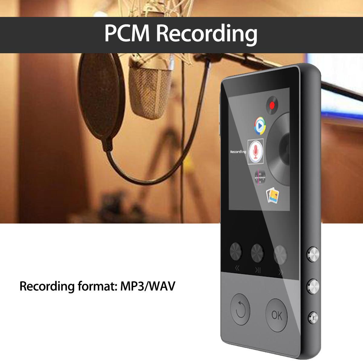 Up to 128GB bluetooth MP3 Player Earphones HiFi fm Radio Sport MP 4 HiFi Portable Music Players (D57)(HA6)(1U57)