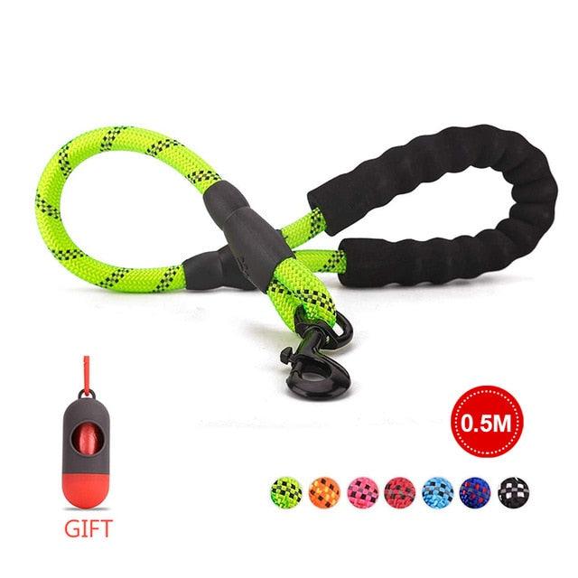 Strong Nylon Line Soft Handle Large Size Leashes For Cat Dogs Outdoor Walking Training Reflective Leashes (1U75)(1U70)