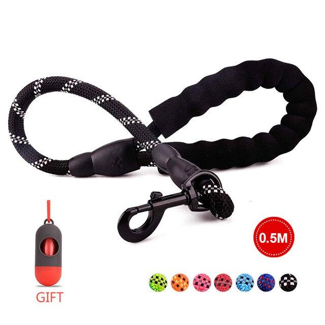 Strong Nylon Line Soft Handle Large Size Leashes For Cat Dogs Outdoor Walking Training Reflective Leashes (1U75)(1U70)