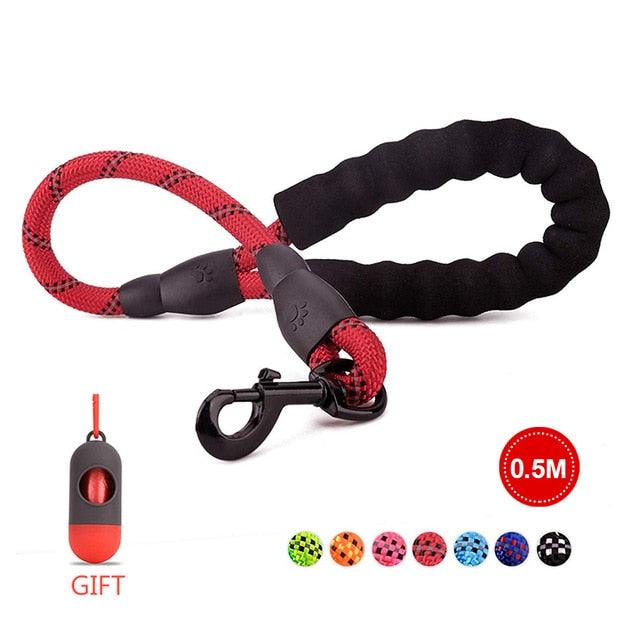 Strong Nylon Line Soft Handle Large Size Leashes For Cat Dogs Outdoor Walking Training Reflective Leashes (1U75)(1U70)