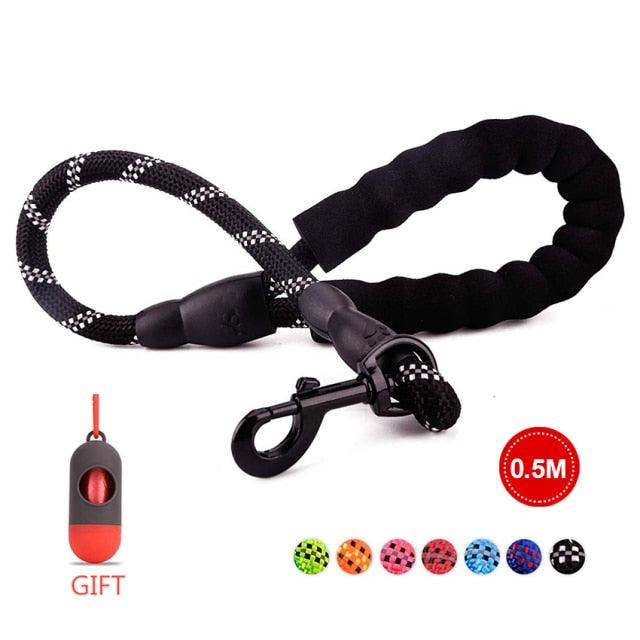 Strong Nylon Line Soft Handle Large Size Leashes For Cat Dogs Outdoor Walking Training Reflective Leashes (1U75)(1U70)