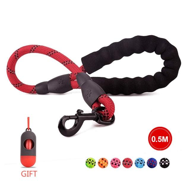 Strong Nylon Line Soft Handle Large Size Leashes For Cat Dogs Outdoor Walking Training Reflective Leashes (1U75)(1U70)