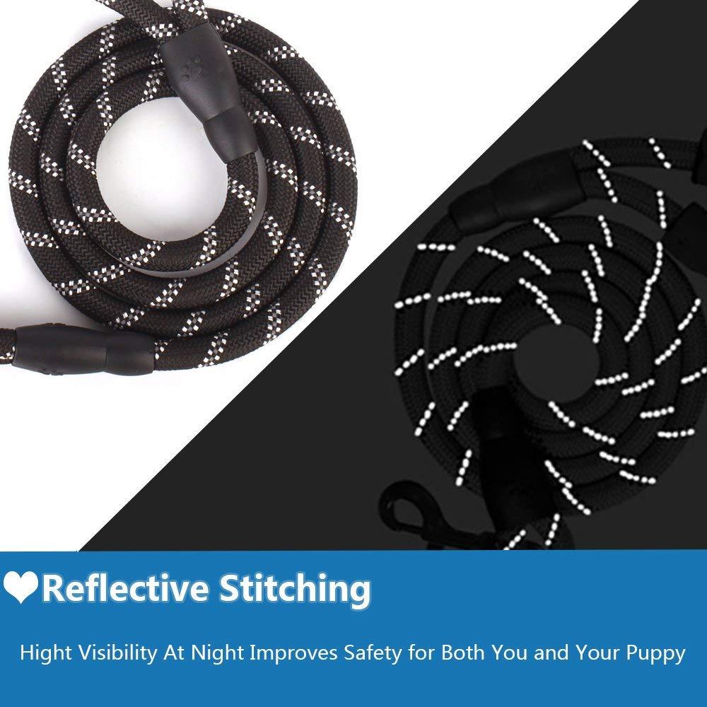Strong Nylon Line Soft Handle Large Size Leashes For Cat Dogs Outdoor Walking Training Reflective Leashes (1U75)(1U70)