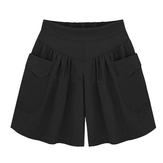 Gorgeous Women's Shorts Panties - High Waist Loose - Solid Elastic Summer Hot Shorts (3U32)