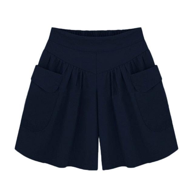 Gorgeous Women's Shorts Panties - High Waist Loose - Solid Elastic Summer Hot Shorts (3U32)