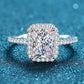 1 Carat Rectangle Moissanite Ring