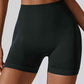 Wide Waistband Slim Fit Sports Shorts
