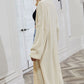 Balloon Sleeve Open Front Duster Cardigan