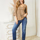 Ninexis Flounce Sleeve Full Size Babydoll Blouse