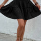 Smocked Waist Frill Trim Skirt