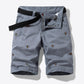 Bee Embroidery Belted Shorts