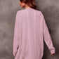 Warm Fall Mixed Knit Open Front Longline Cardigan