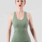 Crisscross Cutout Sports Tank