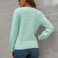 Eyelet Puff Sleeve Sweater