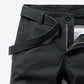 Belted Button and Zip Closure Shorts