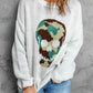 Skull Graphic Drop Shoulder Sweater