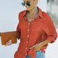 Button-Up Shirt with Breast Pockets