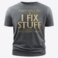 Slogan Graphic Cotton Tee Shirt