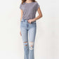 Vervet by Flying Monkey Wren Full Size High Rise Crop Flare Jeans