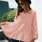 Balloon Sleeve Smock Top