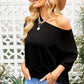 High-Low Round Neck Tee