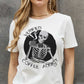 Simply Love Full Size VERIFIED COFFEE ADDICT Graphic Cotton Tee
