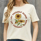 Simply Love Full Size LET YOURSELF BLOOM Graphic Cotton Tee