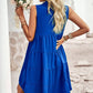 Button Down Collared Sleeveless Dress
