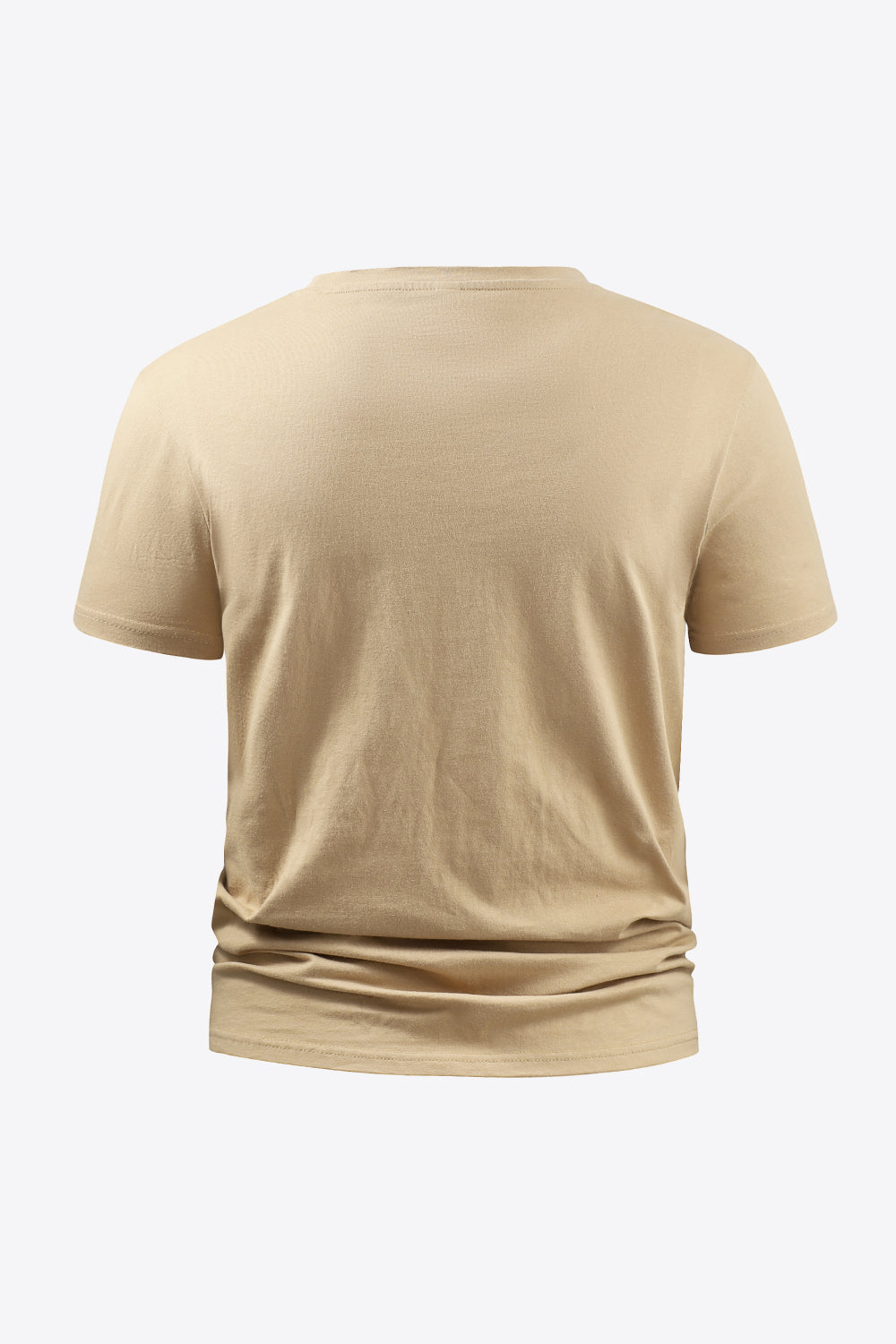 Slogan Graphic Round Neck Short Sleeve Tee