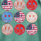 US Flag Smiley Face Graphic Tee