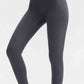 Wide Waistband Slim Fit Long Sports Pants