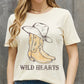 Simply Love Full Size WILD HEARTS Graphic Cotton Tee