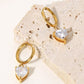 Shine Bright Rhinestone Gold-Plated Drop Earrings
