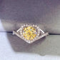 1 Carat Moissanite 925 Sterling Silver Heart Ring