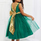 Kid's Dream Little Miss Classy Tutu Dress in Green