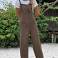 Straight Leg Jumpsuit with Pockets