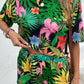Printed Half Sleeve Top and Shorts Lounge Set