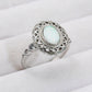 Feeling The Love 925 Sterling Silver Opal Ring