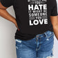 Simply Love Full Size Slogan Graphic Cotton Tee